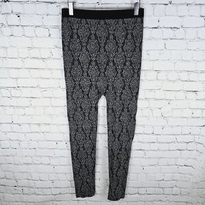 LANE BRYANT | metallic thread stretch patterned tights